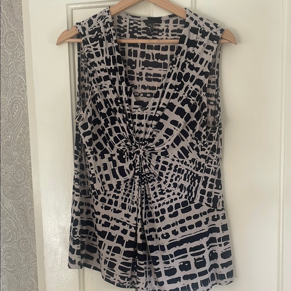 Stylish Black and Gray Women's Top